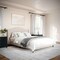Martha Stewart Amelia Queen Upholstered Platform Bed w/Curved Headboard and Cushioned Siderails, Wood Slat, Beige TW-3WDB02B-Q-BG-MS - alternate 6