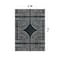 World Rug Gallery Bohemian Lines Washable Non Slips Area Rug 3 ft x 5 ft Black WR72BLACK3X5 - alternate 6