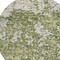 Homeroots 8' Olive Green And Ivory Round Abstract Washable Indoor Outdoor Area Rug 612763 - alternate 5