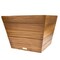 Homeroots 19in Brown Wood Indoor Outdoor Square Planter Box 476245 - alternate 1