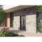 Vdomdoors Front Exterior Prehung Steel Door Ronex0130 Grey 96 Sidelight and Transom Window Sidelite Entry RONEX0130EXD-GRE-W36+14xH96+16-RH-I - alternate 4