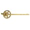 Kingston Brass Universal Front or Side Mount Toilet Tank Lever, Brushed Brass KTCGD7 - alternate 1