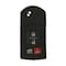 Aks Keys 2009 - 2015 Mazda Flip Key Fob 4B FCC# BGBX1T478SKE12501 - BBM4-67-5RY RC-MAZDA-11C - alternate 1