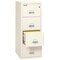 Fireking 4 Drawer, 1 Hr Fire & impact rated, 25" depth Letter Ivory White 4-1825-CIW - alternate 2