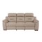 Homeroots 90" Beige Faux Leather Sofa With Brown Legs 343837 - alternate 7