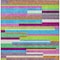 Homeroots 10' X 14' Lavender Orange And Lime Green Striped Washable Indoor Outdoor Area Rug 613295 - alternate 5