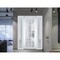 Vdomdoors Front Exterior Prehung FiberGlass Door Frosted Glass / Manux 8312 White Silk / 2 Sidelight Exterior MANUX8312EXD-WS-W12+36+12 x H80-RH - alternate 2