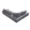 Homeroots Light Gray Polyester Modular L Shaped Four Piece Corner Sectional 473570 - alternate 1