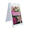 Signmission Flowers, A-Frame & 2 Decals Installed, Heavy-Duty Plastic Frame SBHD-D-2436-Flowers - alternate 1