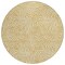 Homeroots 8' Gold And Ivory Round Abstract Washable Indoor Outdoor Area Rug 599714 - alternate 5