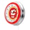 Holland Bar Stool Co Calgary Flames Double Neon 19" Clock, NHL Clk19CalFla - alternate 4
