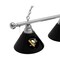 Holland Bar Stool Co Pittsburgh Penguins 3 Shade Billiard Light, Chrome Fixture BL3CHPitPen - alternate 4