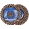 Pferd PFERD Flap Disc, PVL-R, POLIVLIES CURVE, 5in x 7/8, Coarse, Aluminum oxide 45923 - alternate 1