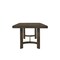 Homeroots 70" Espresso Wood Trestle Base Dining Table 631277 - alternate 5