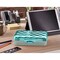 Lockermate By Bostitch Metallic Pencil Case Box, Hard Plastic, Stylish Quilted-Pattern Lid, Blue 23130-TQ21-DM - alternate 5