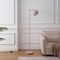 Jonathan Y Eva 58.5 in. Mid-Century Modern Metal Adjustable Globe Shade LED Floor Lamp, Pink JYL3088C - alternate 5