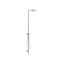 Axor Starck Showerpipe 240 1-Jet, 1.75 GPM in Stainless Steel Optic 12673801 - alternate 1