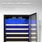 Tcl 5.3 Cu. Ft. 52-Bottle Wine Cooler, Low Noise, Digital Controls, LED Light, Glass Door, Stainless TRW52B7AS - alternate 7