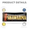 Signmission Authentic Mediterranean Shawarma, 18 Inch x 48 Inch, Vinyl Banner B-30465 - alternate 2
