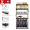 Shuntong Atlas 5-Tier 36 in.W x 18 in.D x 72 in.H Heavy Duty Storage Shelving Load 4000 Lbs, Wire Deck, Dark Grey B-ATLAS361872-5D800 - alternate 4