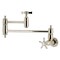 Kingston Brass Wall Mount Pot Filler Faucet, Polished Nickel KS3106NX - alternate 1