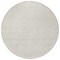 Homeroots 8' Ivory And Pale Beige Round Geometric Washable Indoor Outdoor Area Rug 612138 - alternate 6