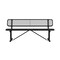 Leisure Craft Leisure Craft 6 FT Outdoor Bench with Back, Portable, Black B6WBP-BLACK - alternate 5