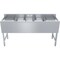 Amgood Underbar Sink, Stainless Steel, 18.75 in W x 60 in L x SINK BAR S3C-101410-LR-NF-Z - alternate 3