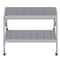 Vestil Aluminum Step Stand, 2 Step, Welded, 2 Steps, 20 Overall Height, Aluminum, Silver SSA-2W - alternate 1