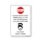 Signmission PSA Stop Notify Staff If Are Experiencing Flu-like Symptoms 14in X 10in Wall Graphic, RD-1014-25440 OS-NS-RD-1014-25440 - alternate 1