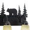 Vaxcel Bozeman 3 Light Bronze Rustic Bear Bathroom Vanity Fixture VL55703BBZ - alternate 5