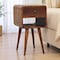 Homeroots 22" Brown Solid Wood One Drawer Nightstand 651476 - alternate 6