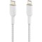 Belkin BOOSTCHARGE BRAIDED USB-C TO LIGHTNING CABLE 2M / 6.6FT, WHITE CAA004BT2MWH - alternate 5