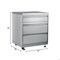 Koolmore Wood fire Pizza Oven, 3 Drawer Cabinet, Fridge and Cabinet, Sink, Side Burner, BBQ Grill and Cabinet KM-OKSKIT-CONFIG108 - alternate 7