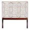 Bali & Pari Jamuna Marbled Tortoise Natural Rattan Headboard - Handcrafted Boho Style Bedroom Backdrop, Queen 269-14694-ZORO - alternate 3