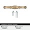 Amerock Granby 3-3/4 inch (96mm) Center-to-Center Champagne Bronze Cabinet Pull, 25PK 25VMP55243CZ - alternate 3