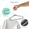 Simple Deluxe Kids Velvet Hangers, 11 Inch Durable Children Hangers for Closet, Grey, 30PK HKHANGVELVETKID30GRY - alternate 4