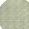 Homeroots 8' Green And Ivory Round Geometric Washable Indoor Outdoor Area Rug 594991 - alternate 6
