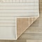 World Rug Gallery Modern Abstract Lines Weather Resistant Reversible Indoor/Outdoor Rug 2 ft x 7 ft Natural WR110NATURAL2X7 - alternate 4
