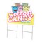 Signmission Cotton Candy In A Cup Die Cut Yard & Stake plastic window, 2436-Cotton Candy In A Cup C-DC-2436-Cotton Candy In A Cup19 - alternate 1