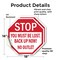 Signmission Stop You Must Be Lost. Back Up Now!, 18 inch X 18 inch, Vinyl Decal, 2PK OC-D-2PACK-18-84 - alternate 3