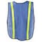 Ironwear Standard Polyester Safety Vest w/ 1 in Reflective Tape Blue/OSFA 1218-B - alternate 2