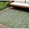 Homeroots 10' X 14' Fern Green Oriental Washable Indoor Outdoor Area Rug 607541 - alternate 1