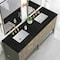 James Martin Vanities Emmeline 72" Double Vanity, Pebble Oak, w/ 3 CM Phantome Eclos Top D100-V72-PBO-3PHT - alternate 4