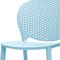 Homeroots Set Of Four Aqua Blue Heavy Duty Plastic Juvenile Chairs, 4PK 554668 - alternate 7