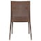 Leisuremod Weave Mace Indoor/Outdoor Dining Side Chair, Brown, 4PK MC19BR4 - alternate 3