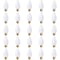 Bulbrite 25W Dimmable White F15 Fiesta Incandescent Light Bulbs, Medium E26 Base, 2700K, 25PK 861170 - alternate 1