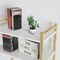 Acrimet Clear Plastic Bookends 1 Pair, Book Holder (Black), 2PK 290.7 - alternate 5