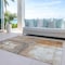 Homeroots 3' X 5' Copper Ivory And Brown Abstract Washable Indoor Outdoor Area Rug 603617 - alternate 6