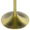 Leisuremod Round 47.24 in W, 29.34 in L, Sintered Stone/Stainless Steel, Black VT23BG-48BLS - alternate 6